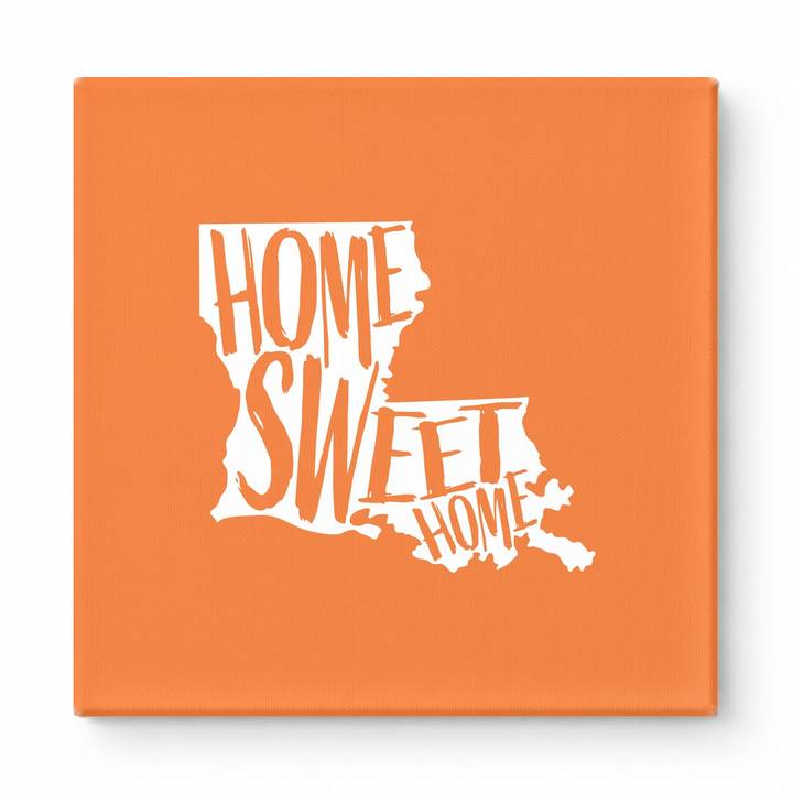HOME SWEET HOME — Louisiana State Silhouette