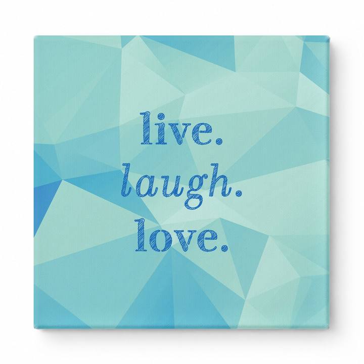 Live. Laugh. Love — Soft Watercolor Wash