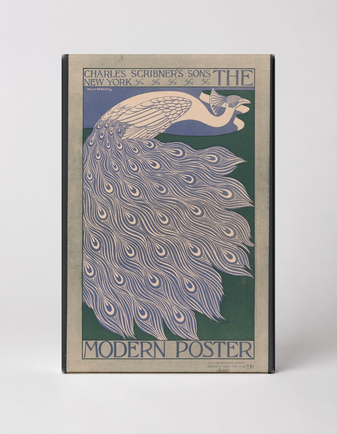 The Modern Poster 1895 Charles Scribner's Sons - Art Nouveau Vintage Poster Wall Art