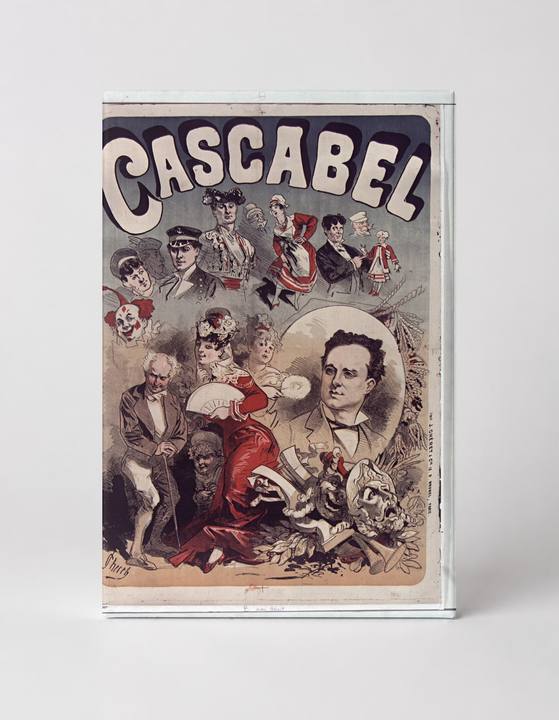 Cascabel Vintage Circus Theatre Poster 1890s - Victorian Lithograph Wall Art