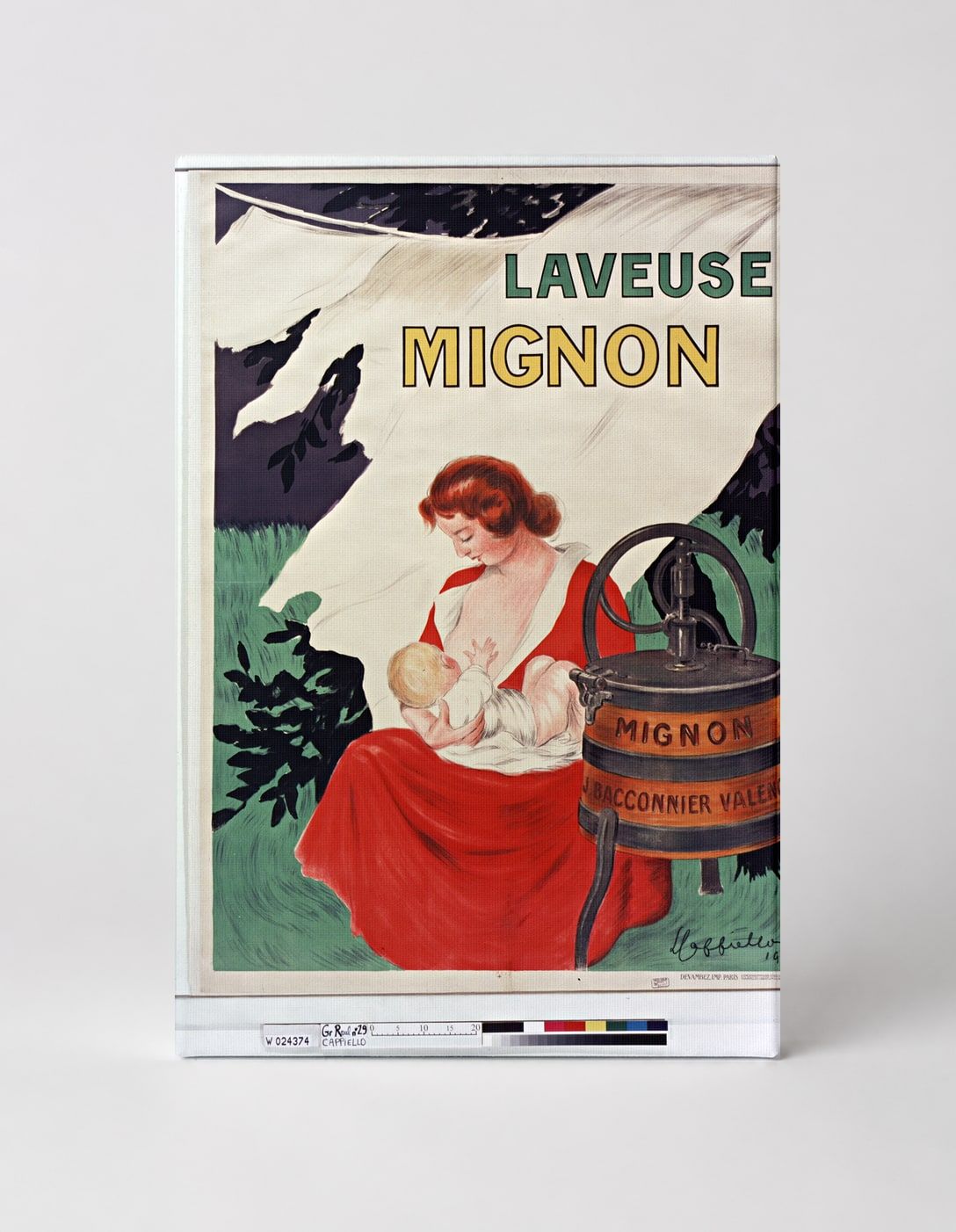 Laveuse Mignon 1900s French Washing Machine Vintage Poster Wall Art