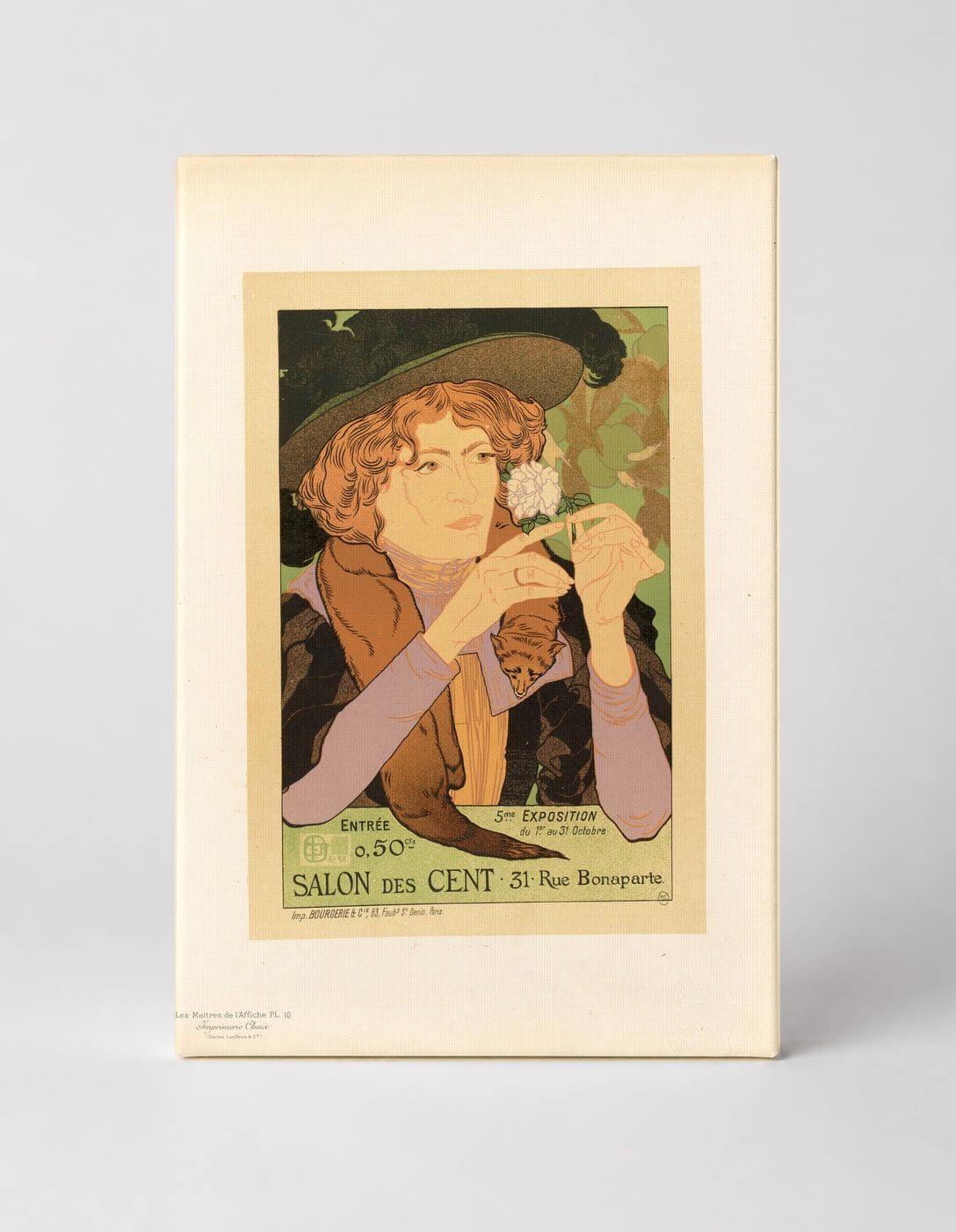 Salon des Cent 1890s - Art Nouveau Vintage Poster Wall Art