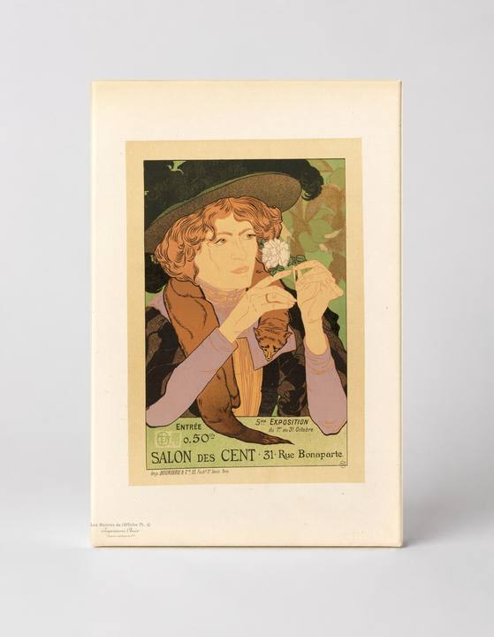 Salon des Cent 1890s - Art Nouveau Vintage Poster Wall Art
