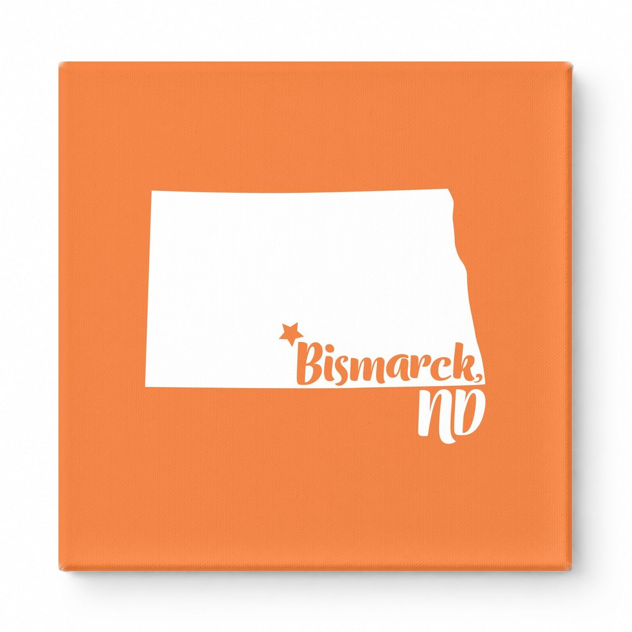 Home Sweet Bismarck — North Dakota State Silhouette