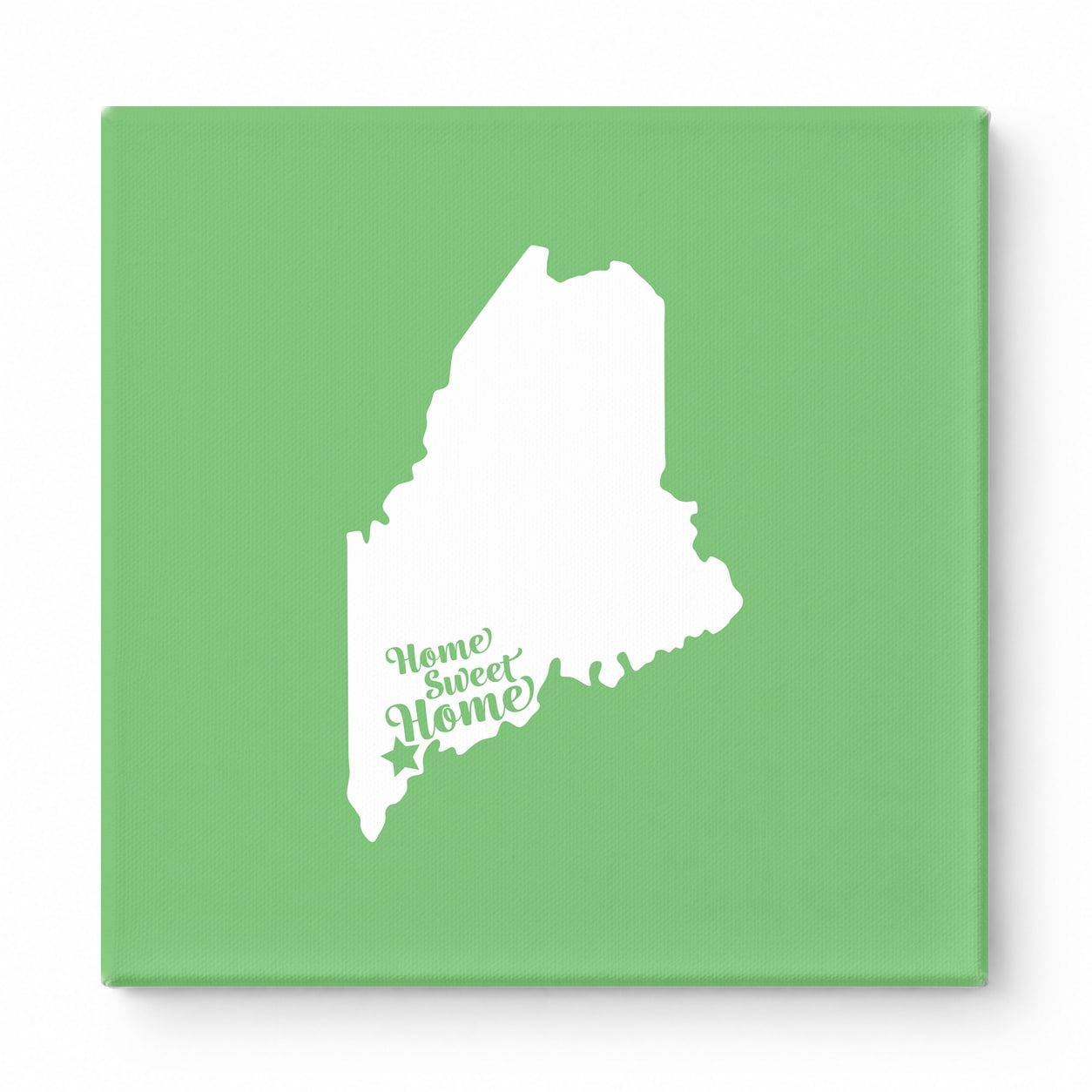 Home Sweet Portland — Maine State Silhouette