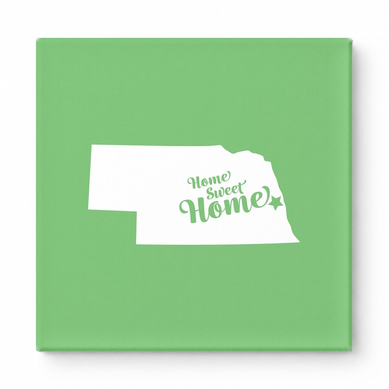 Home Sweet Lincoln — Nebraska State Silhouette