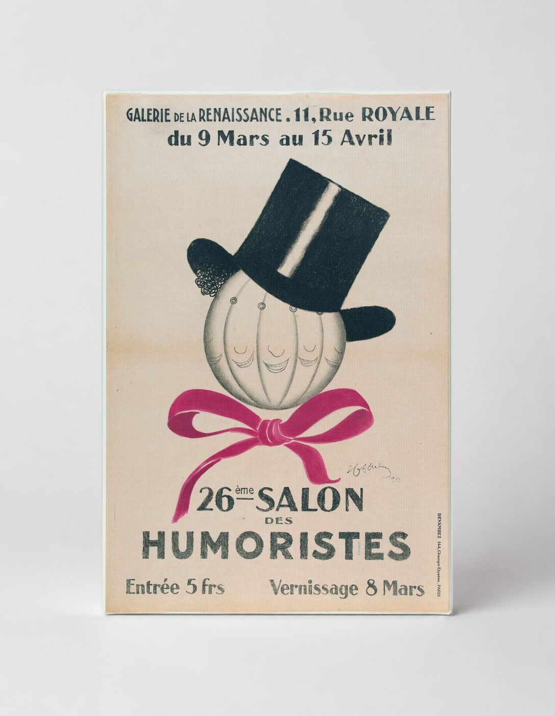 26ème Salon des Humoristes 1911 - Belle Époque Vintage Poster Wall Art