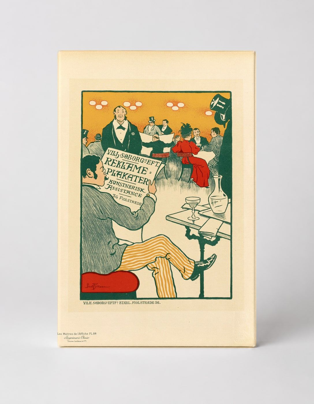 Vilh. Soborg Reklame Plakater 1890s - Belle Epoque Vintage Poster Wall Art