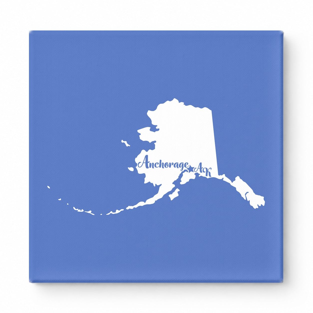 Home Sweet Anchorage — Alaska State Silhouette