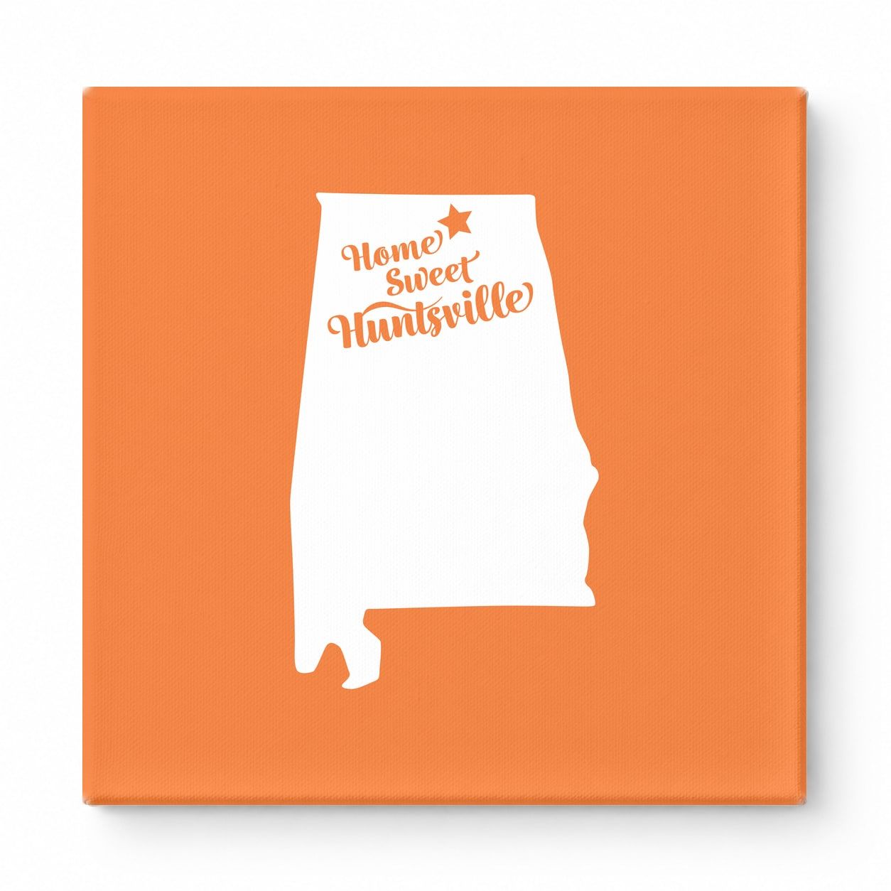 Home Sweet Huntsville — Alabama State Silhouette