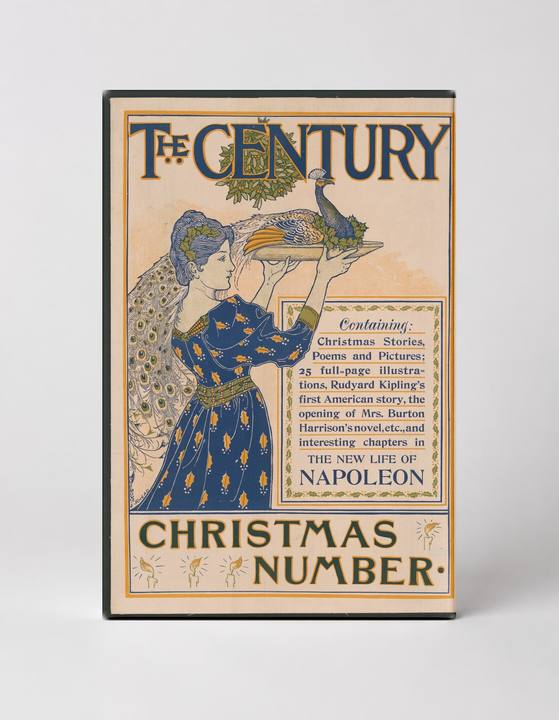 The Century Christmas Number 1890s - Victorian Magazine Vintage Poster Wall Art