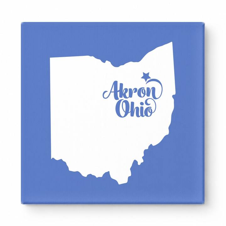 Home Sweet Akron — Ohio State Silhouette