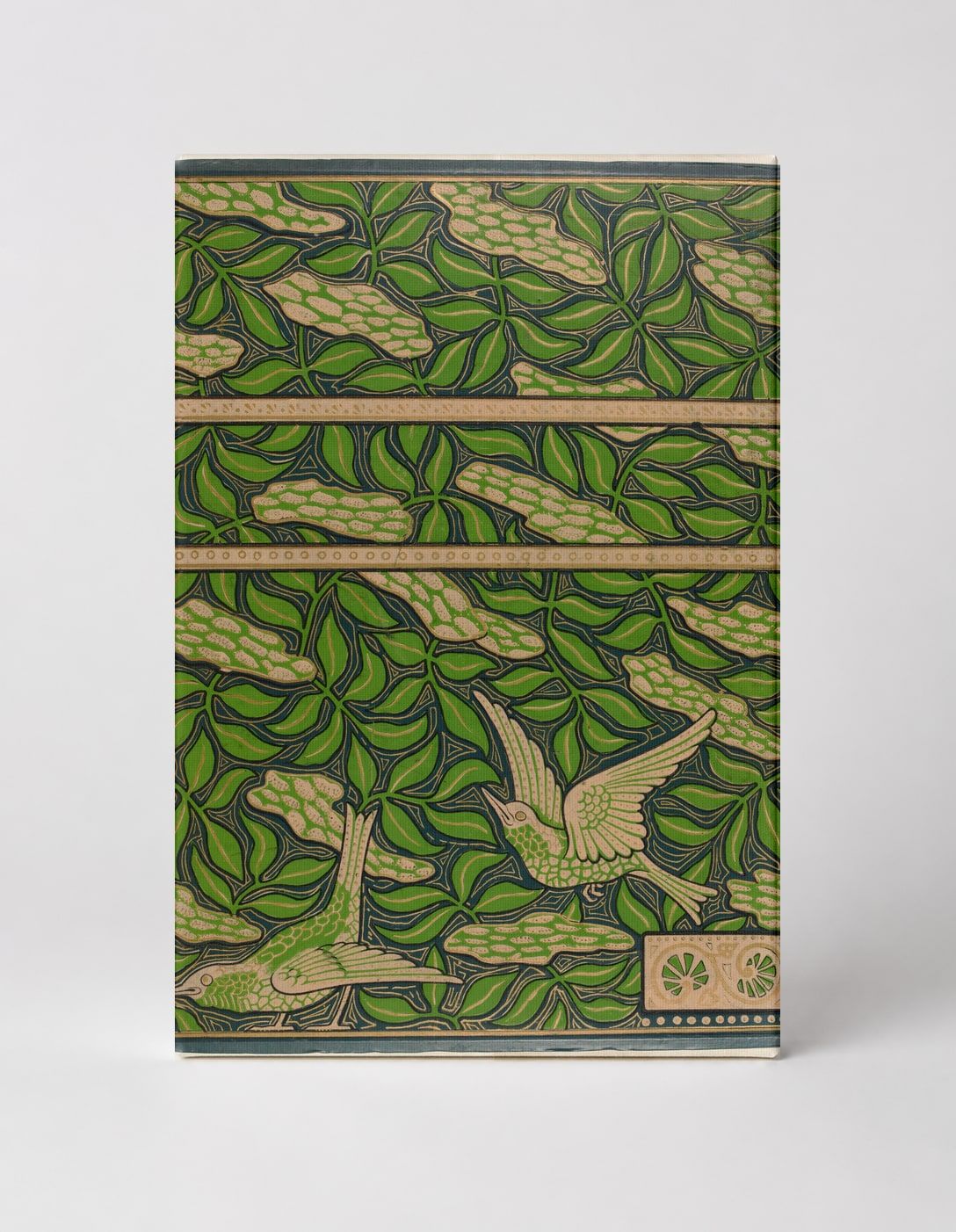 Birds and Foliage Art Nouveau Lithograph - Vintage Nature Poster Wall Art