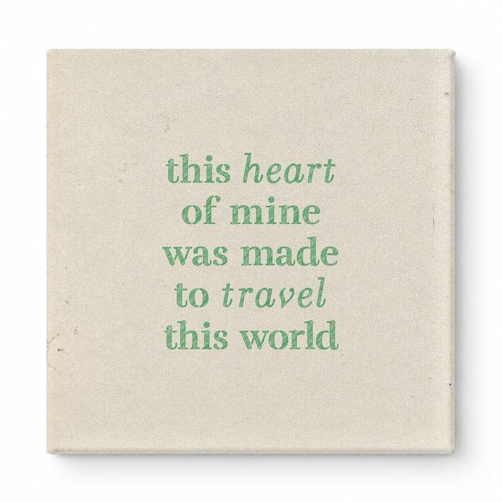 This Heart of Mine Was Made to Travel This World — Geometric Low-Poly