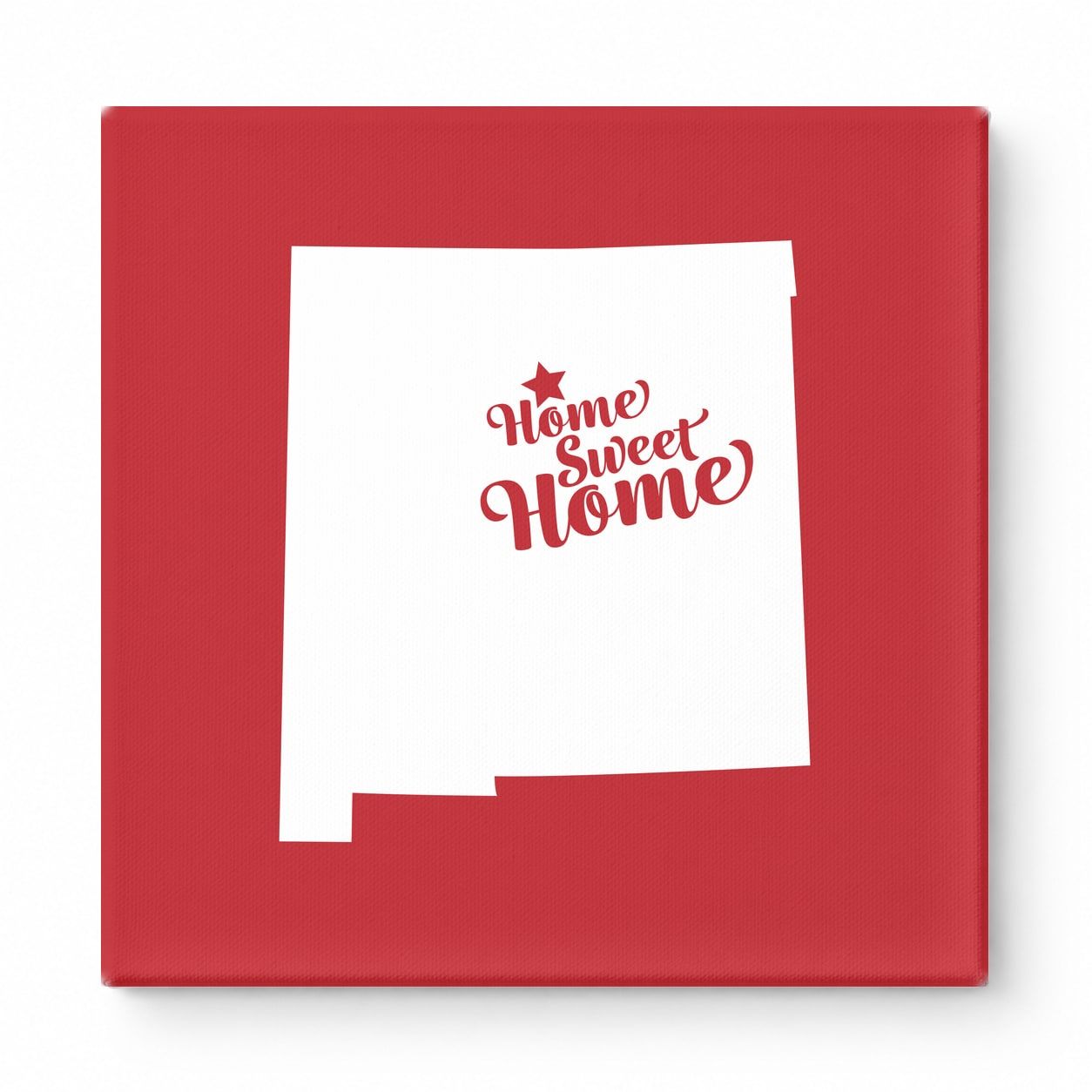 Home Sweet Santa Fe — New Mexico State Silhouette