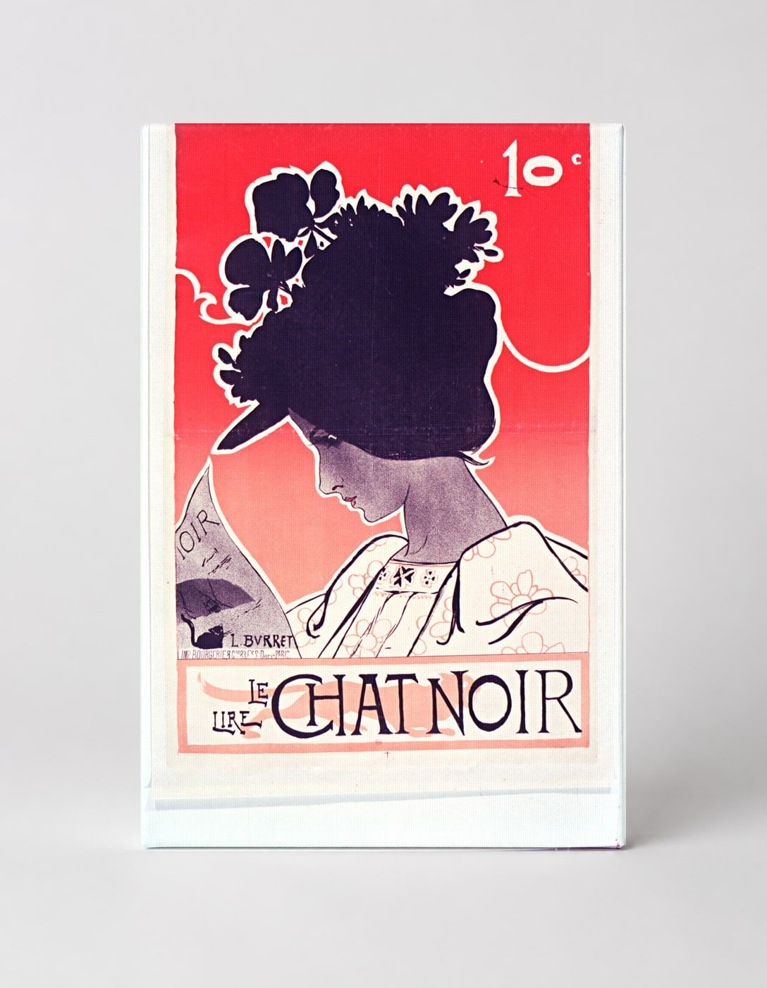 Le Chat Noir 1890s - Art Nouveau Vintage Poster Canvas Wall Art
