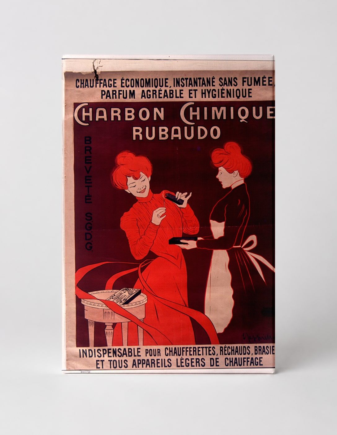 Charbon Chimique Rubaudo 1900s - Belle Époque Vintage Poster Wall Art