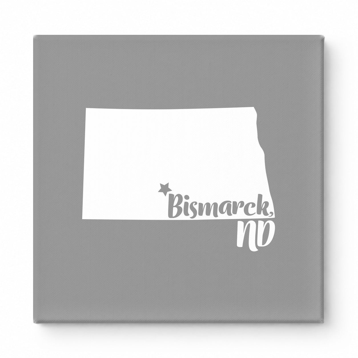 Home Sweet Bismarck — North Dakota State Silhouette