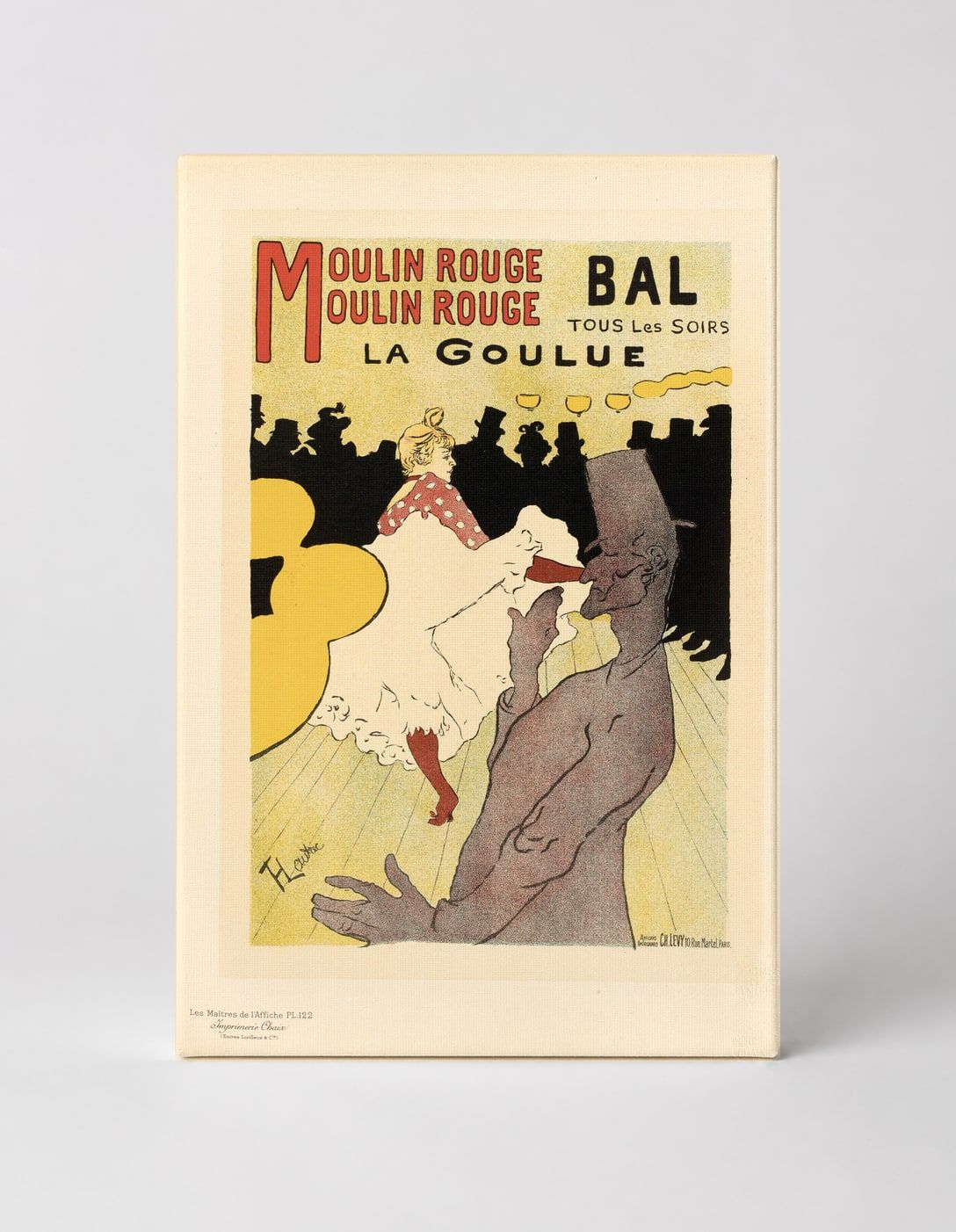 Moulin Rouge La Goulue 1891 - Belle Époque Vintage Poster Canvas Wall Art