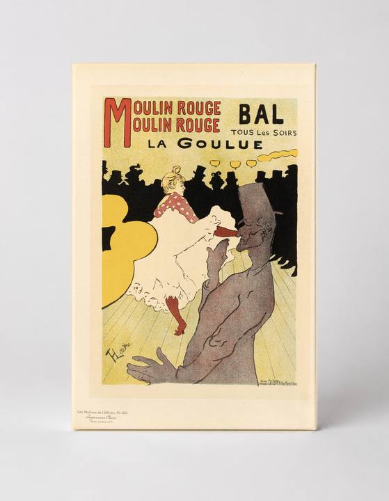 Moulin Rouge La Goulue 1891 - Belle Époque Vintage Poster Canvas Wall Art