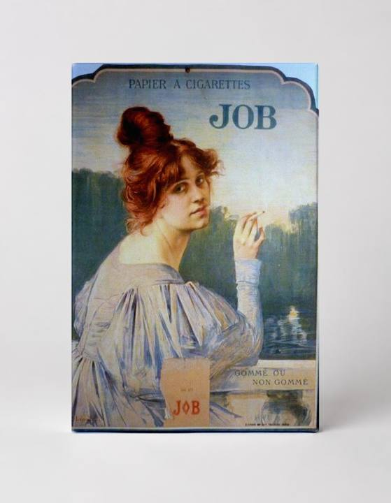 JOB Cigarette Papers 1890s Belle Époque Vintage Poster Canvas Wall Art