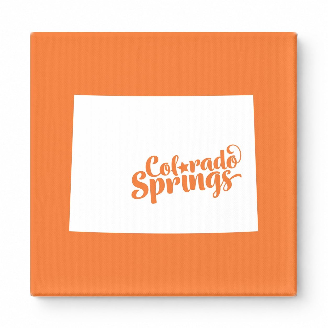 Home Sweet Colorado Springs — Colorado State Silhouette