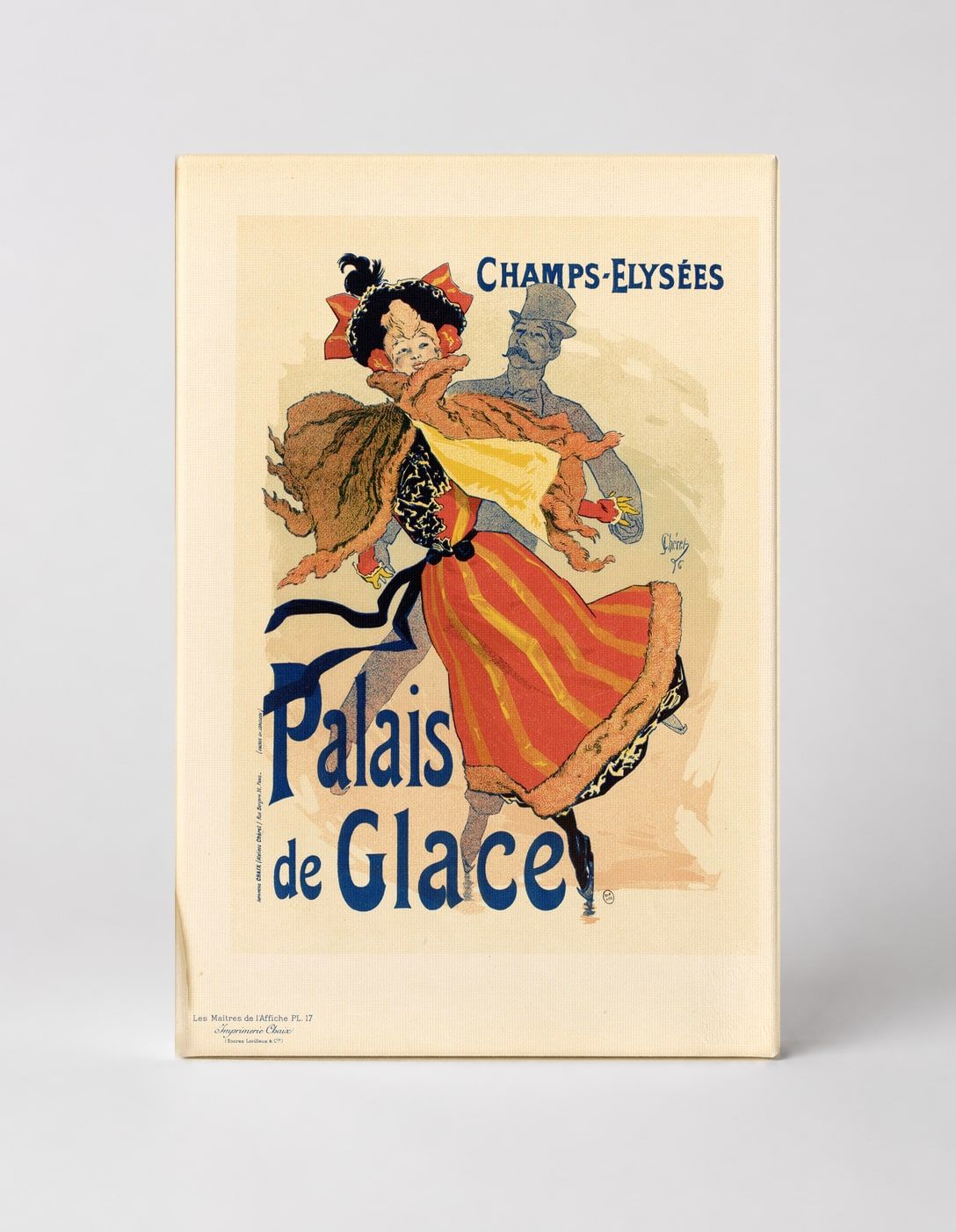 Palais de Glace Champs-Elysées 1896 - Art Nouveau Vintage Poster Wall Art