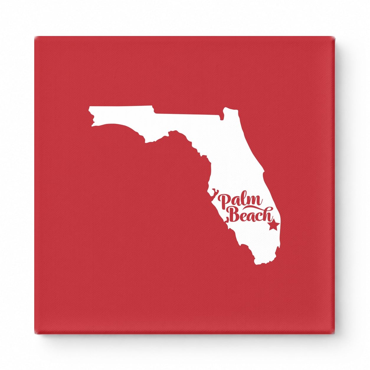 Home Sweet Palm Beach — Florida State Silhouette