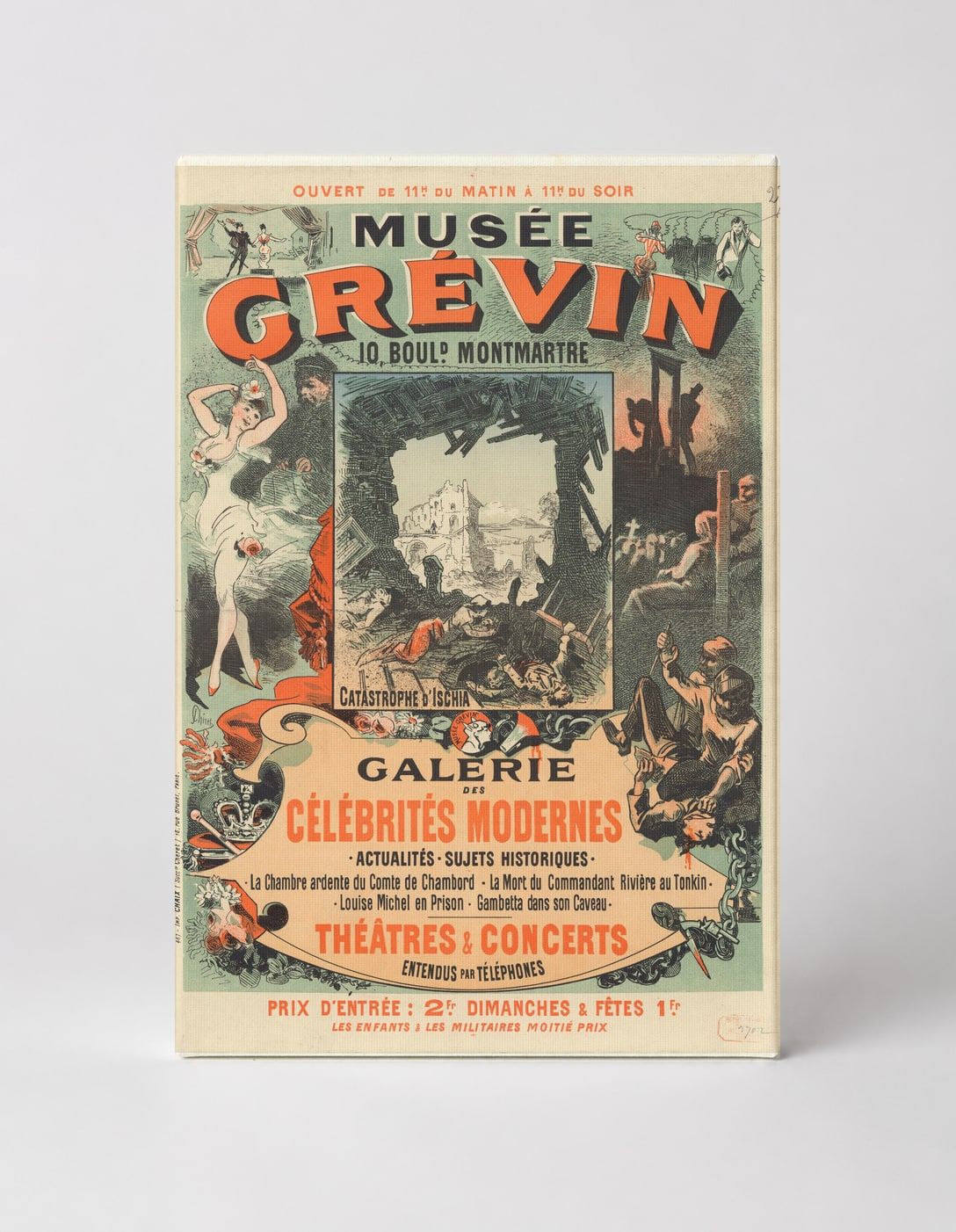 Musée Grévin 1890s Celebrities Gallery - Belle Époque Vintage Poster Wall Art