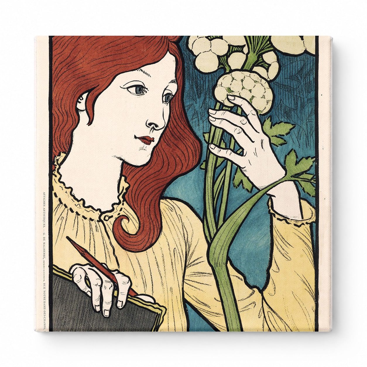 Salon des Cent E. Grasset 1894 - Art Nouveau Vintage Poster Wall Art