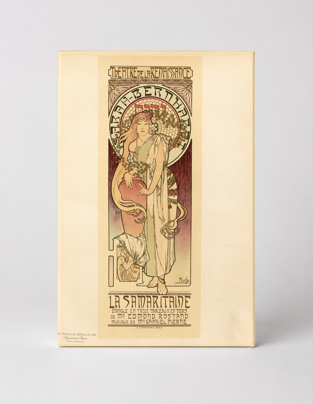 La Samaritaine 1897 - Art Nouveau Theatre Vintage Poster Wall Art