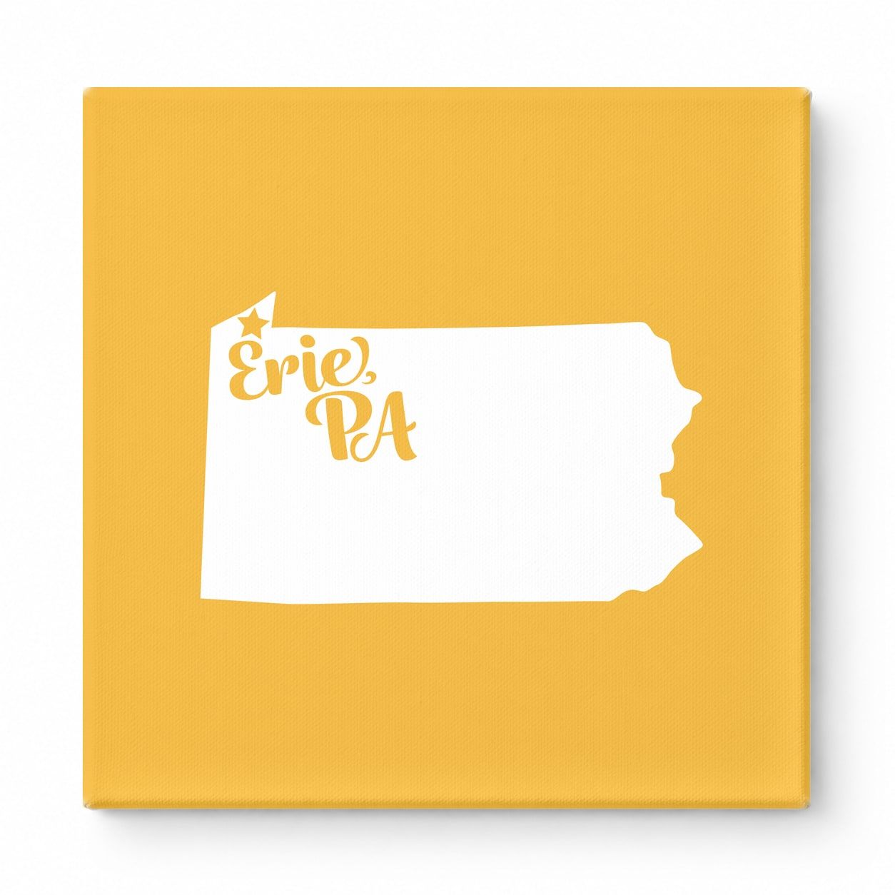 Home Sweet Erie — Pennsylvania State Silhouette