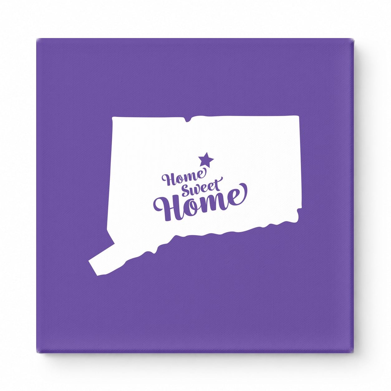 Home Sweet Hartford — Connecticut State Silhouette