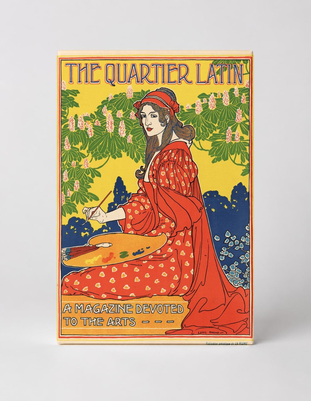 The Quartier Latin 1896 - Art Nouveau Vintage Magazine Poster Wall Art