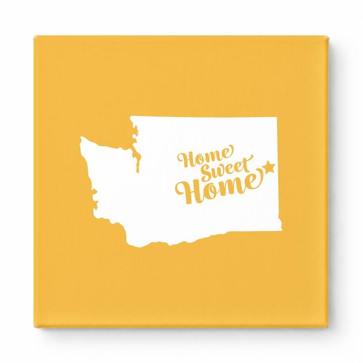 Home Sweet Seattle — Washington State Silhouette
