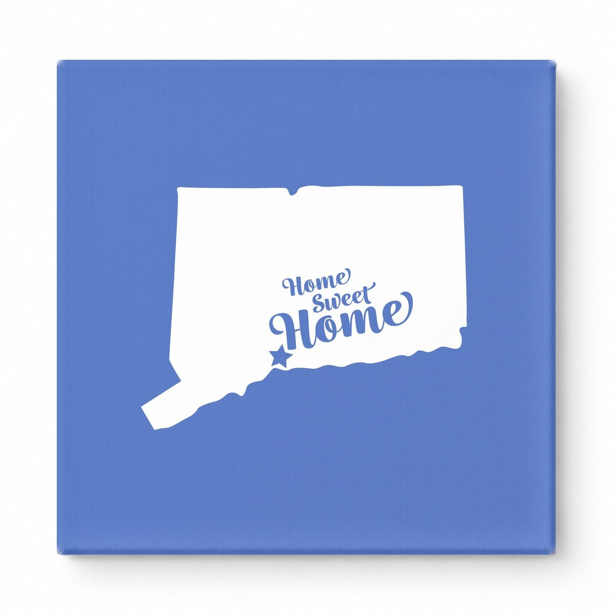 Home Sweet New Haven — Connecticut State Silhouette