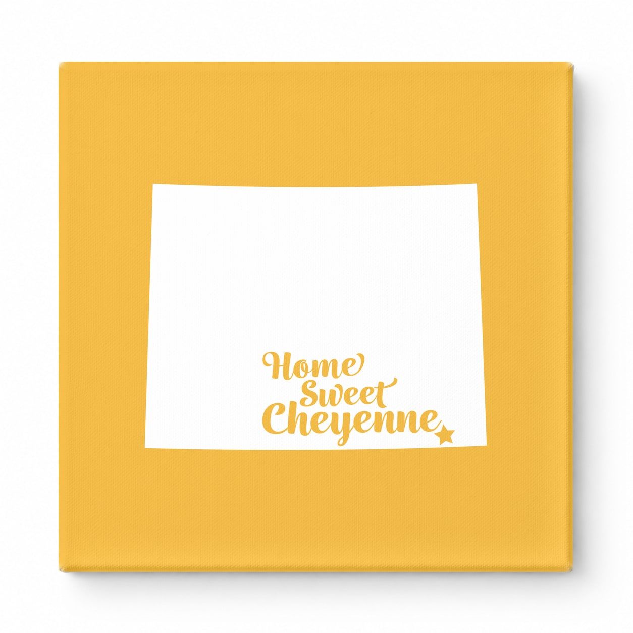 Home Sweet Cheyenne — Wyoming State Silhouette