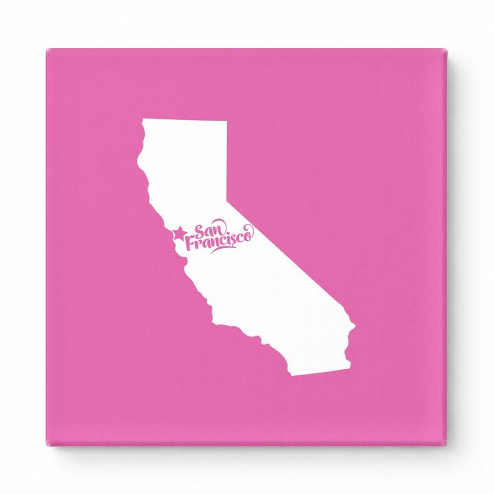 Home Sweet San Francisco — California State Silhouette