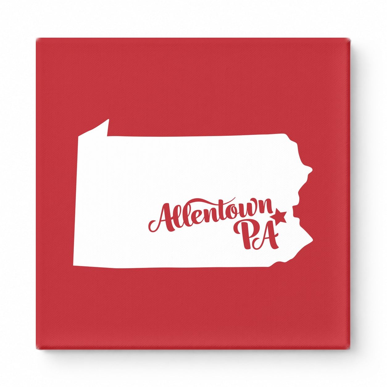 Home Sweet Allentown — Pennsylvania State Silhouette