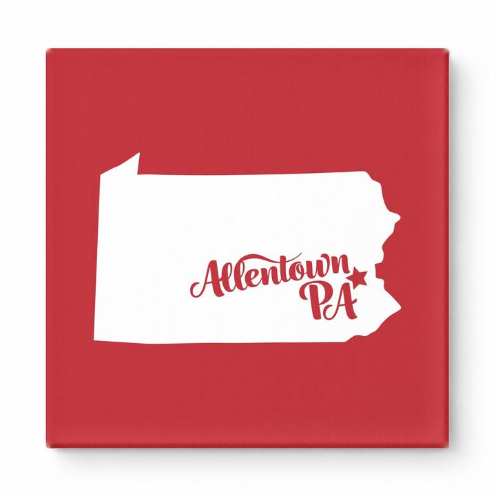 Home Sweet Allentown — Pennsylvania State Silhouette