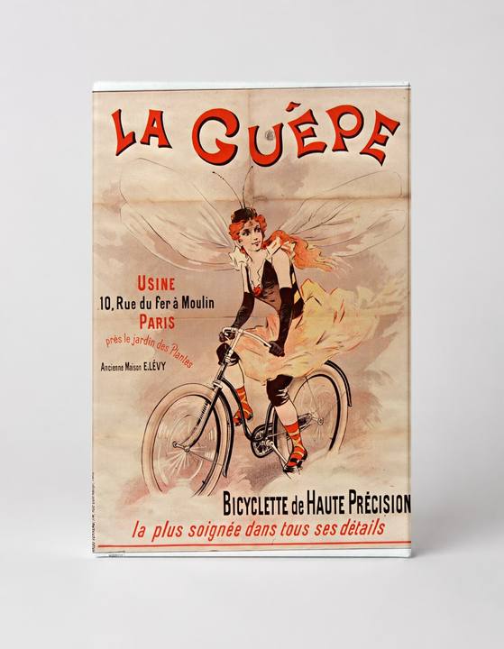 La Guêpe 1890s Bicycle Advertisement - Belle Époque Vintage Poster Wall Art