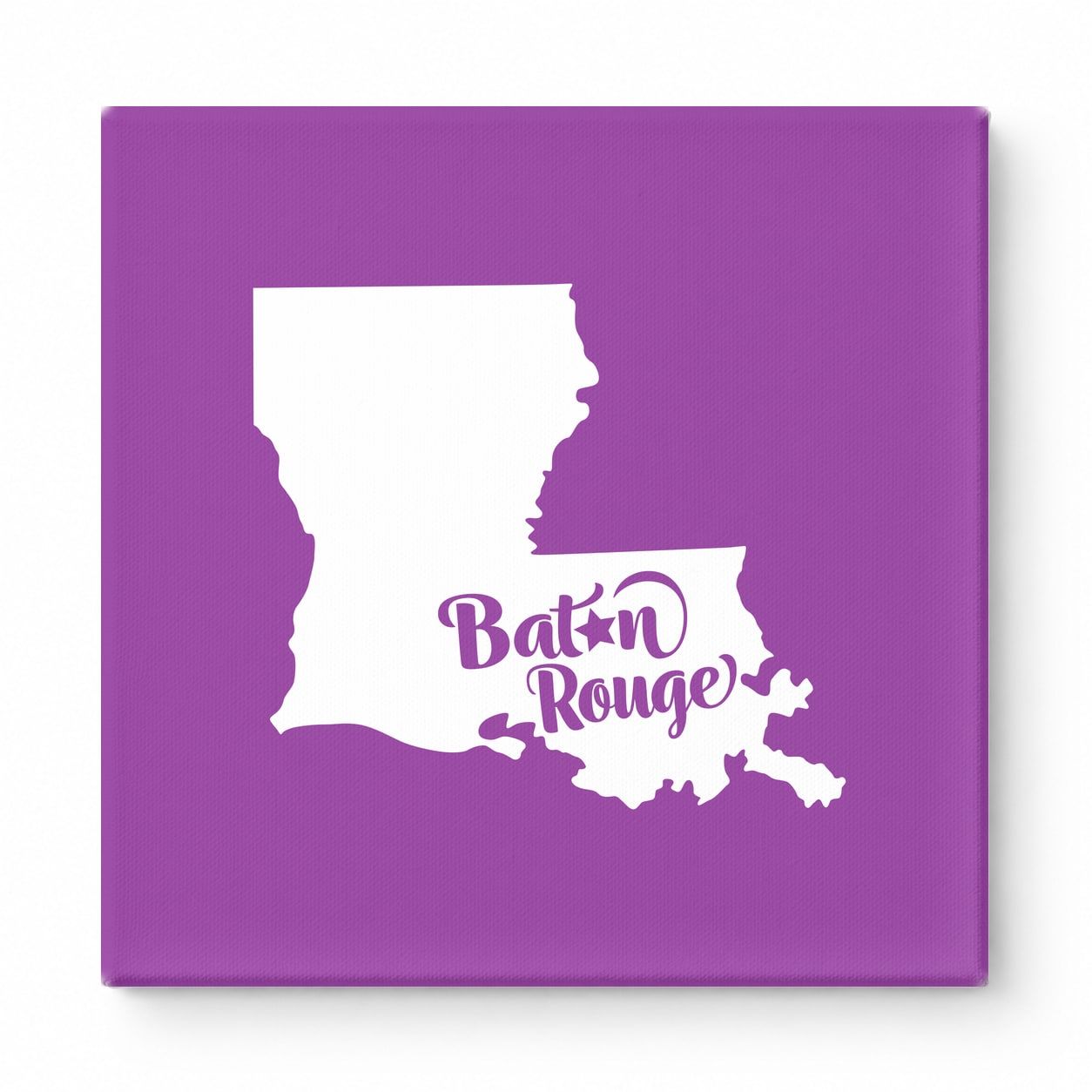 Home Sweet Baton Rouge — Louisiana State Silhouette