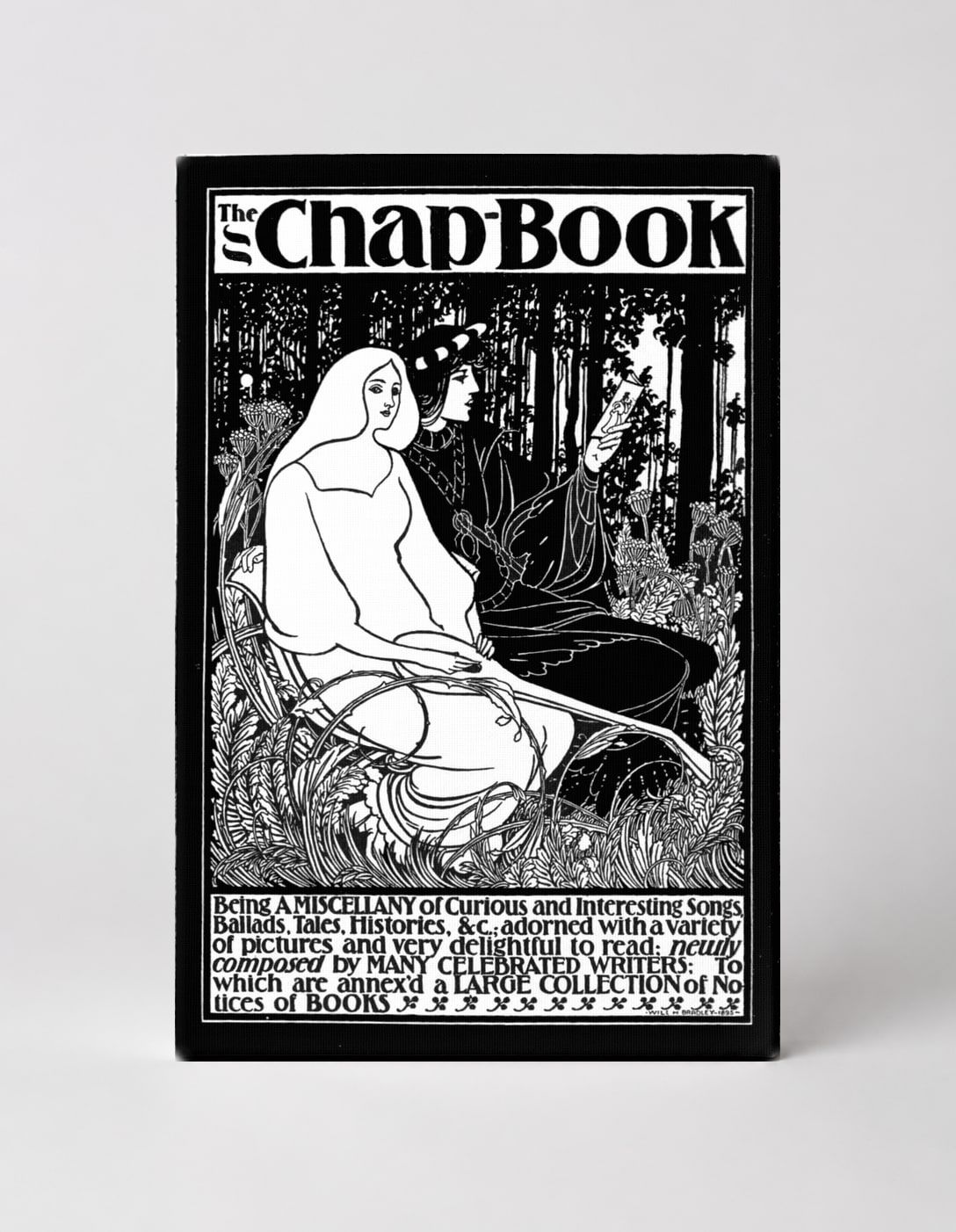 The Chap-Book 1890s - Art Nouveau Vintage Literary Poster Wall Art