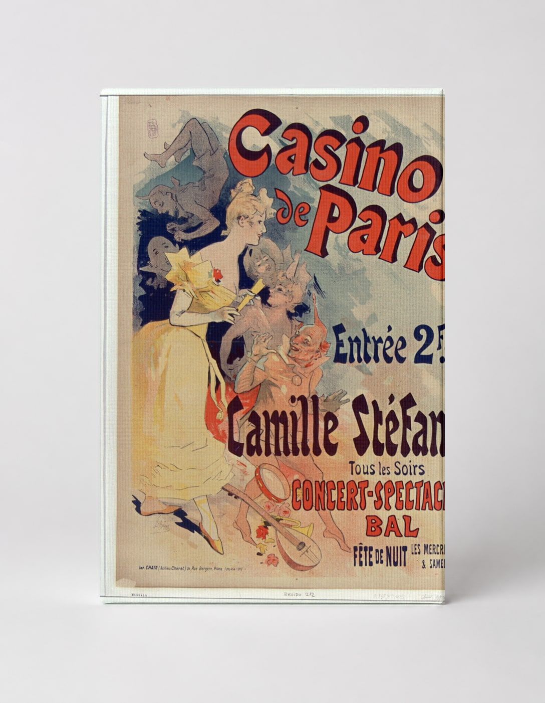 Casino de Paris 1890s - Belle Époque Vintage French Poster Wall Art