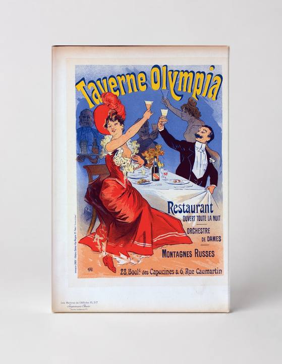 Taverne Olympia 1899 - Belle Époque French Restaurant Vintage Poster Wall Art