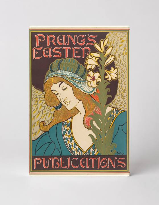 Prang's Easter Publications 1890s - Art Nouveau Vintage Poster Wall Art