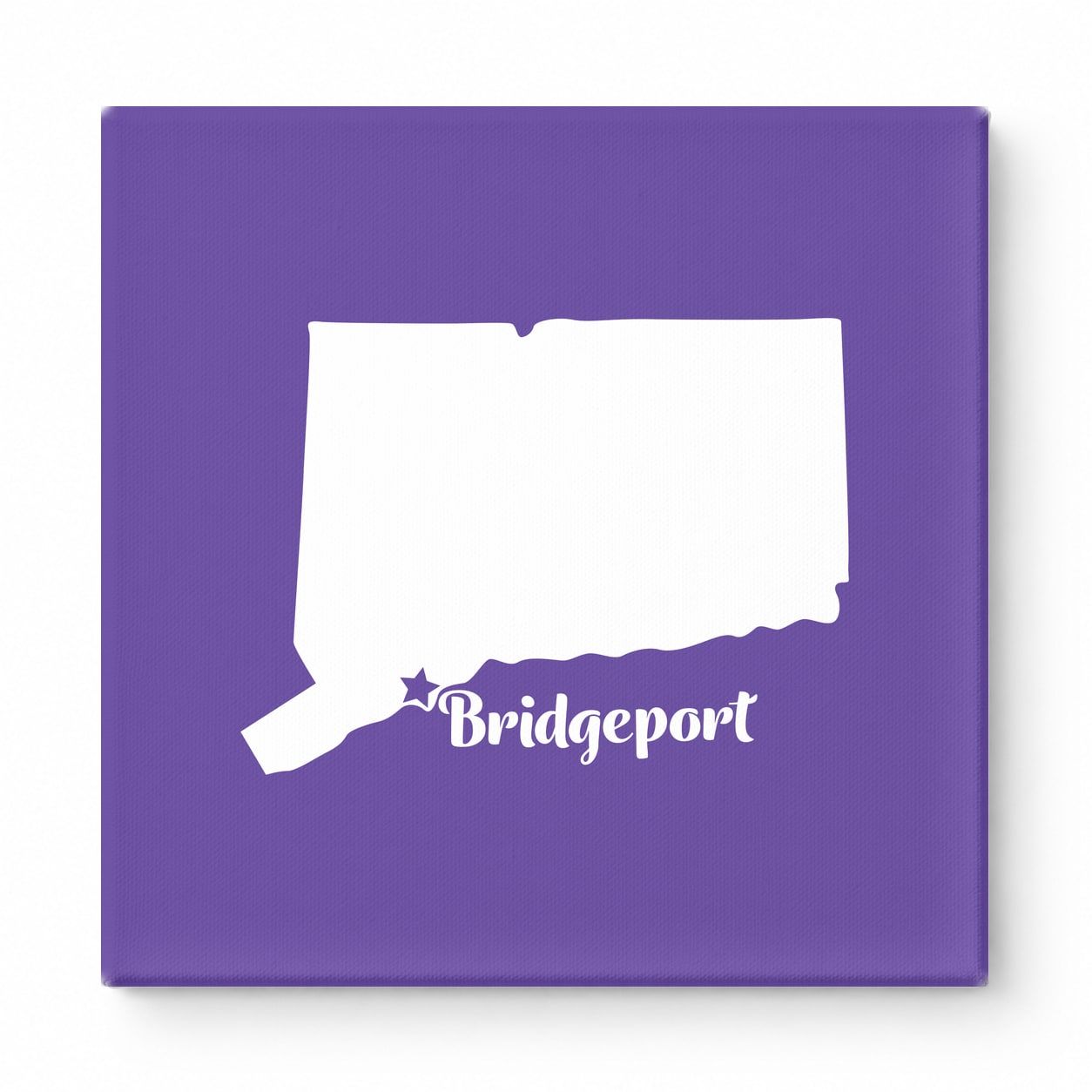 Home Sweet Bridgeport — Connecticut State Silhouette