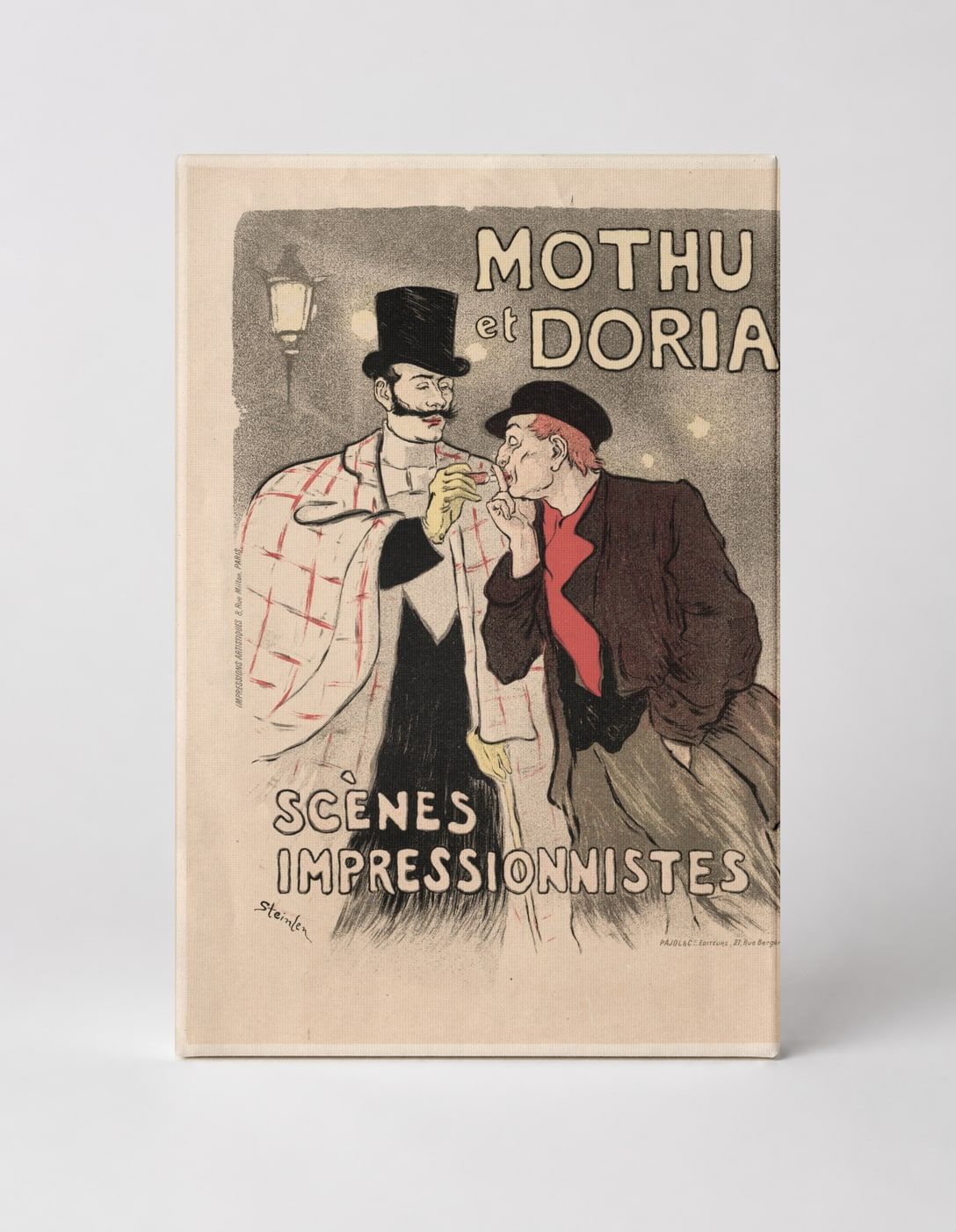 Mothu et Doria Scènes Impressionnistes - Belle Époque Vintage Poster Wall Art