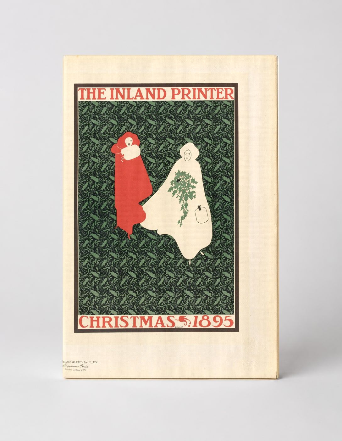 The Inland Printer Christmas 1895 - Victorian Art Nouveau Vintage Poster Wall Art