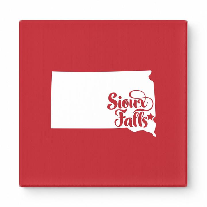 Home Sweet Sioux Falls — South Dakota State Silhouette